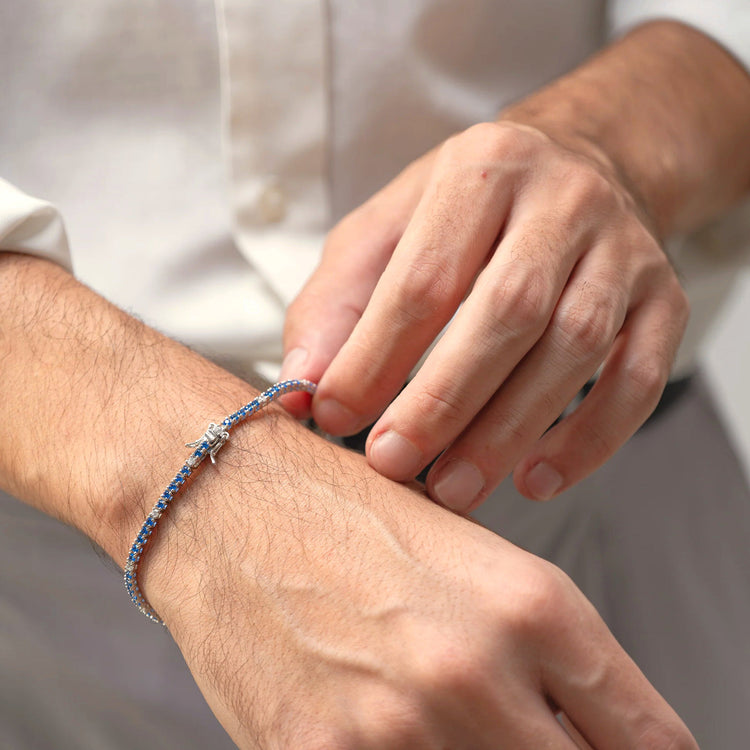 Bracciale Tennis Uomo Blinggg