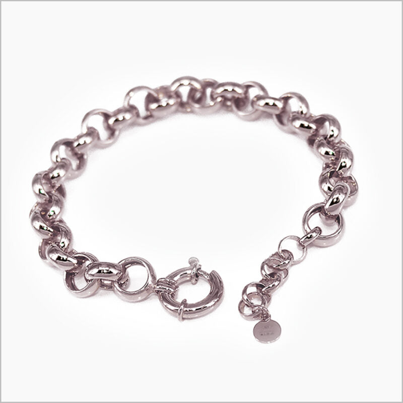 Bracciale Catena Rolò in Argento 925