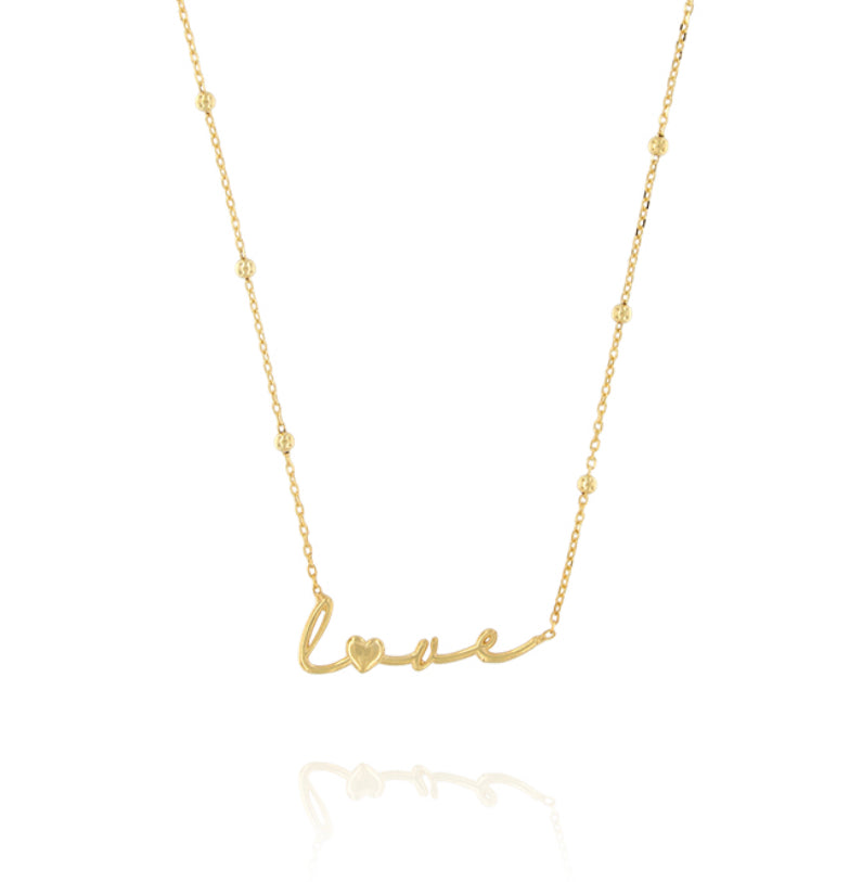 Collana Donna Love in Argento 925