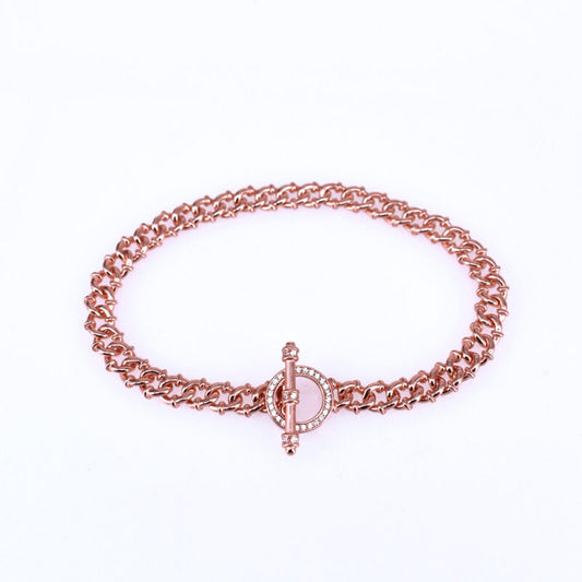 Bracciale Chain in Argento 925 con zirconi
