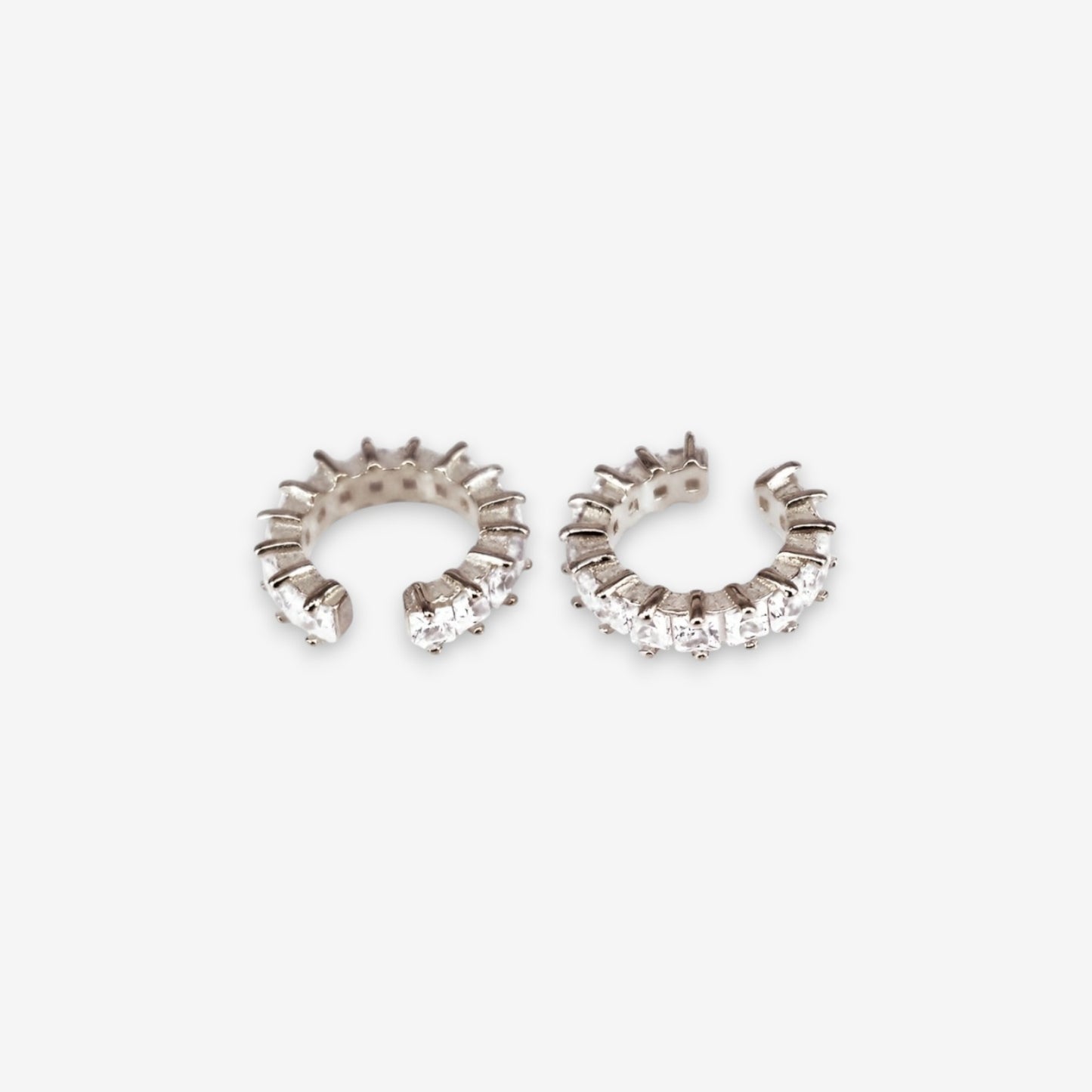 Ear Cuff in Argento 925 con zirconi 1 coppia