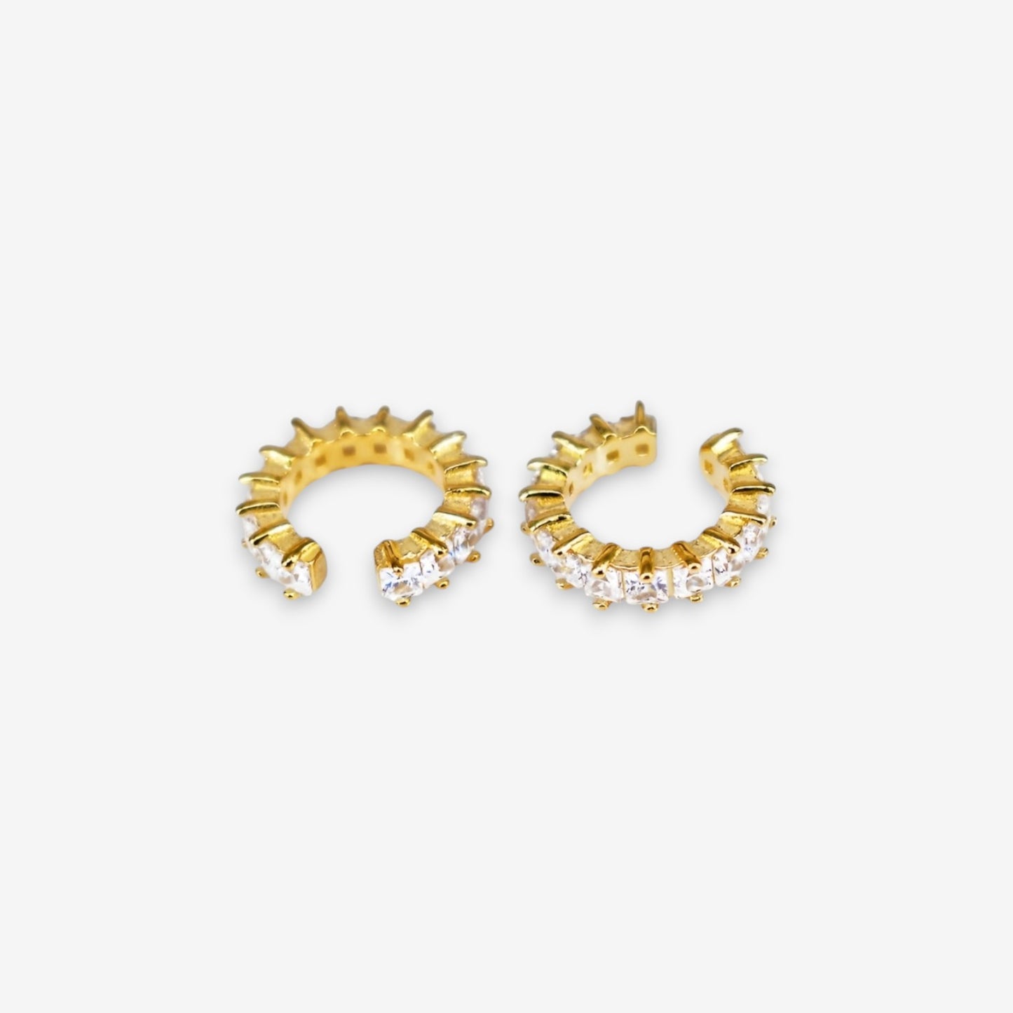 Ear Cuff in Argento 925 con zirconi 1 coppia