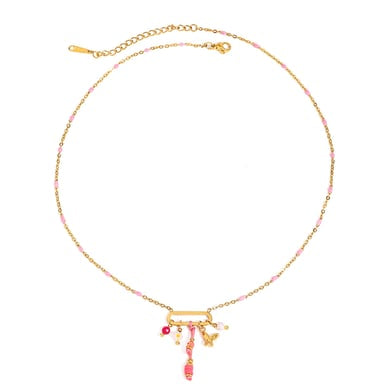 Collana Donna in Acciaio Inox con ciondoli