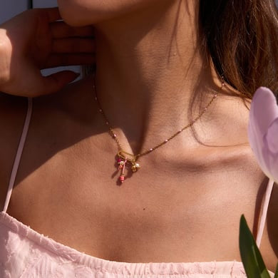 Collana Donna in Acciaio Inox con ciondoli