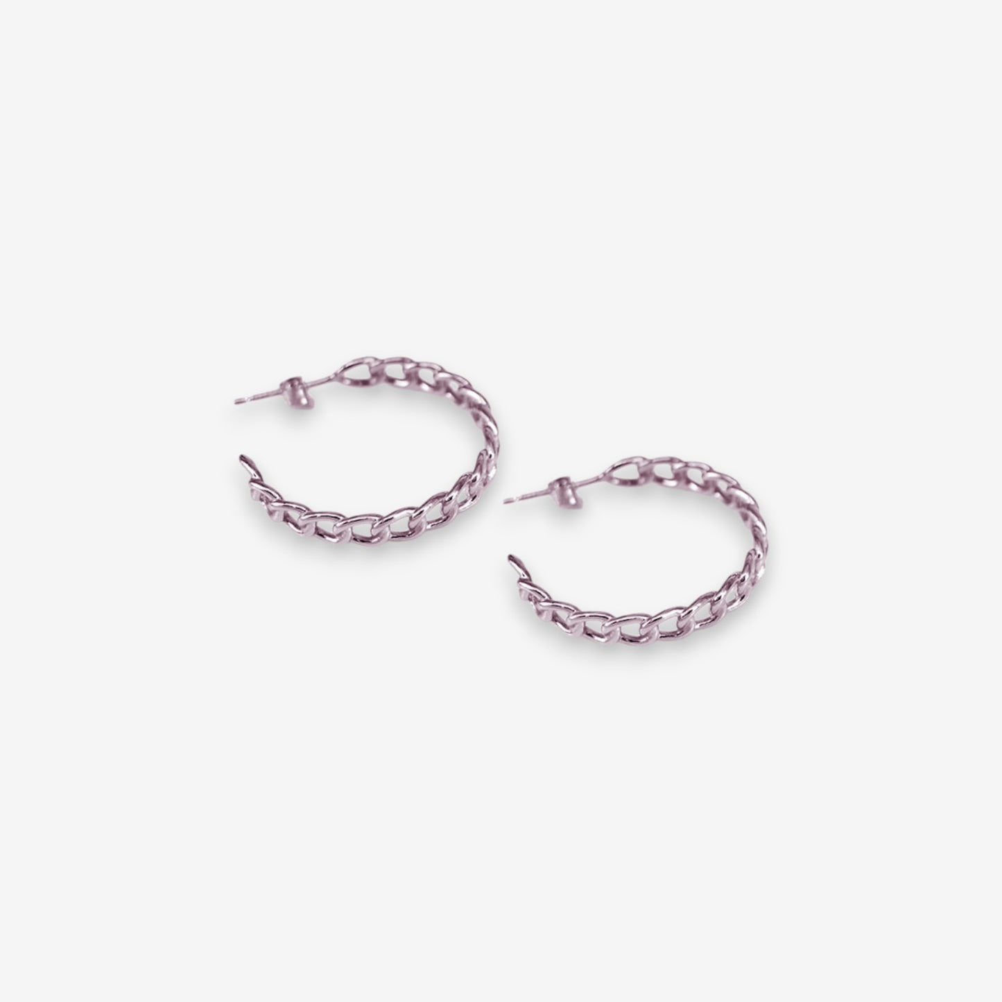 Orecchini Donna in Argento 925 a maglia groumette