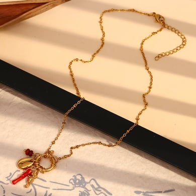 Collana Donna in Acciaio Inox con ciondoli