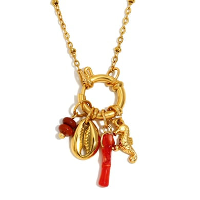 Collana Donna in Acciaio Inox con ciondoli