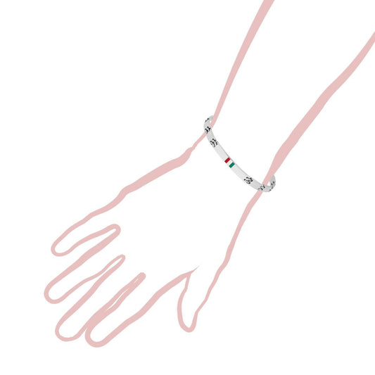 Bracciale Uomo Italia In Acciaio Inox