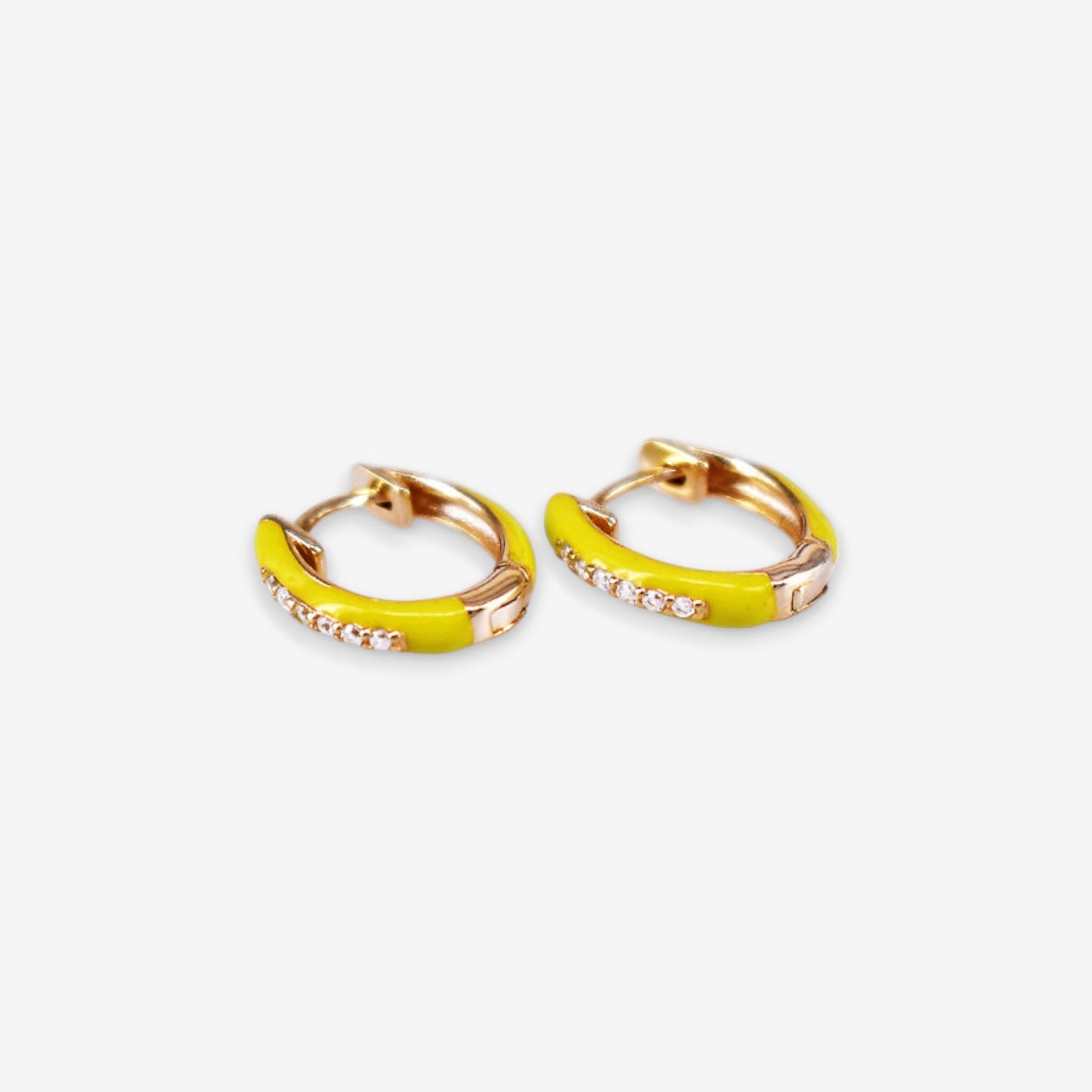 Orecchini Donna in Argento 925 smaltati con zirconi