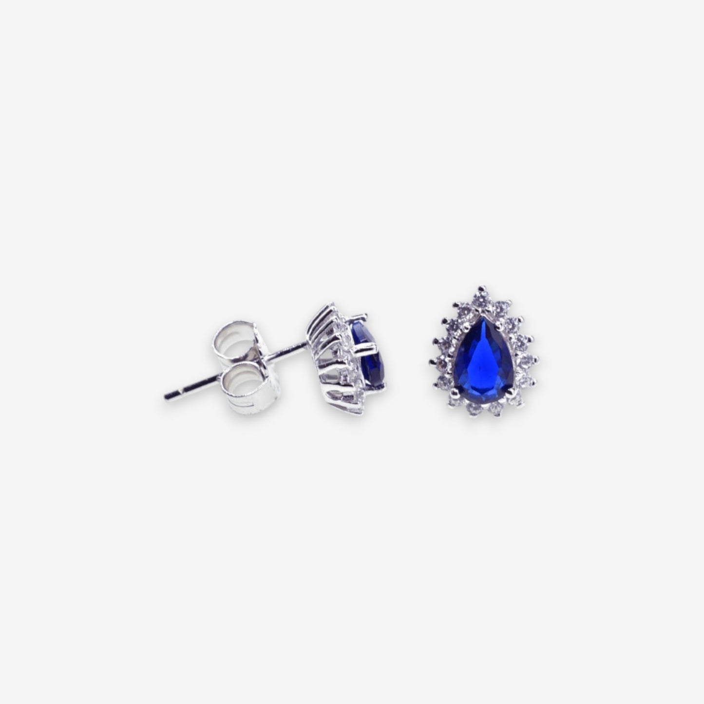 Orecchini Donna in Argento 925 con zirconi a goccia