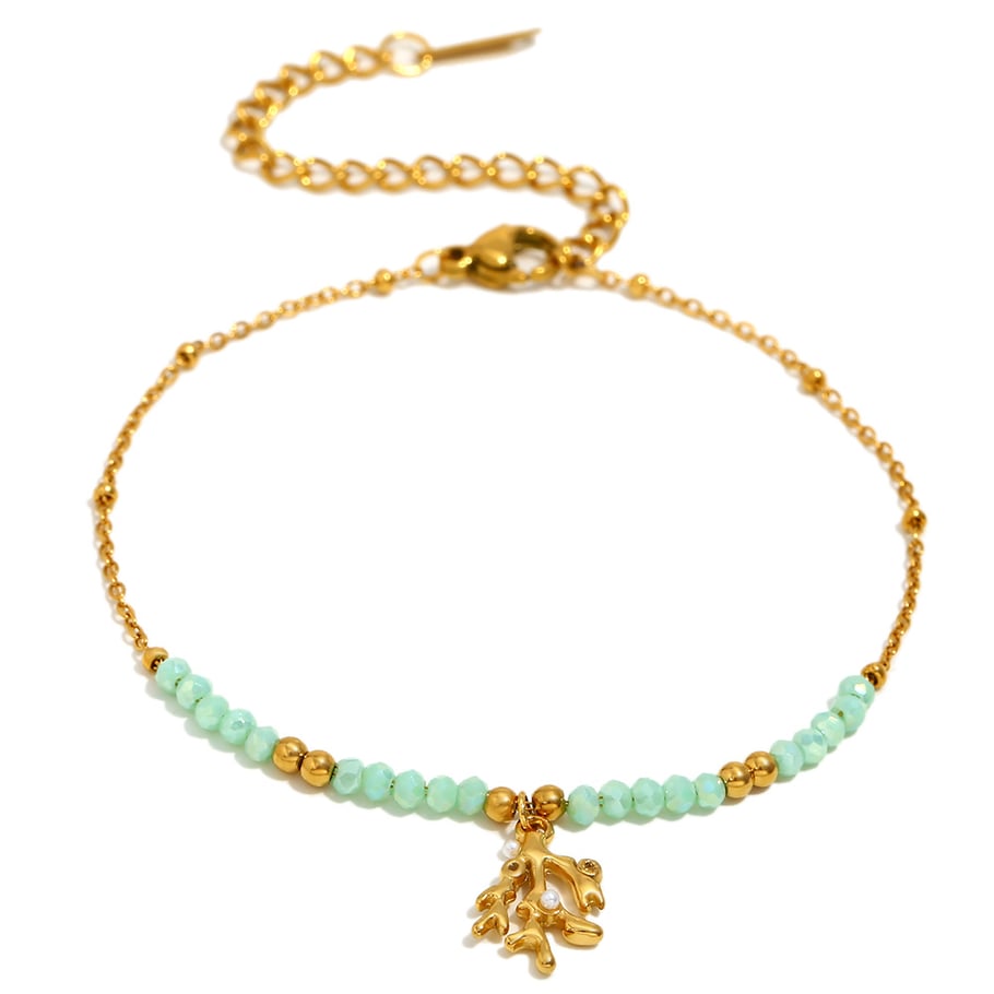 Collana Donna in Acciaio Inox con ciondolo a forma di pianta