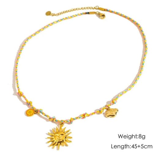 Collana Donna Sun in Acciaio Inox