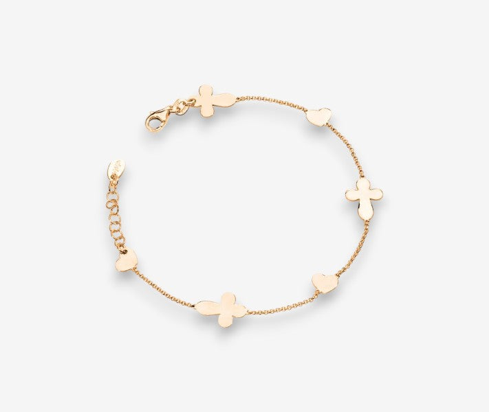 Amen Bracciale Uomo Croci e Cuori