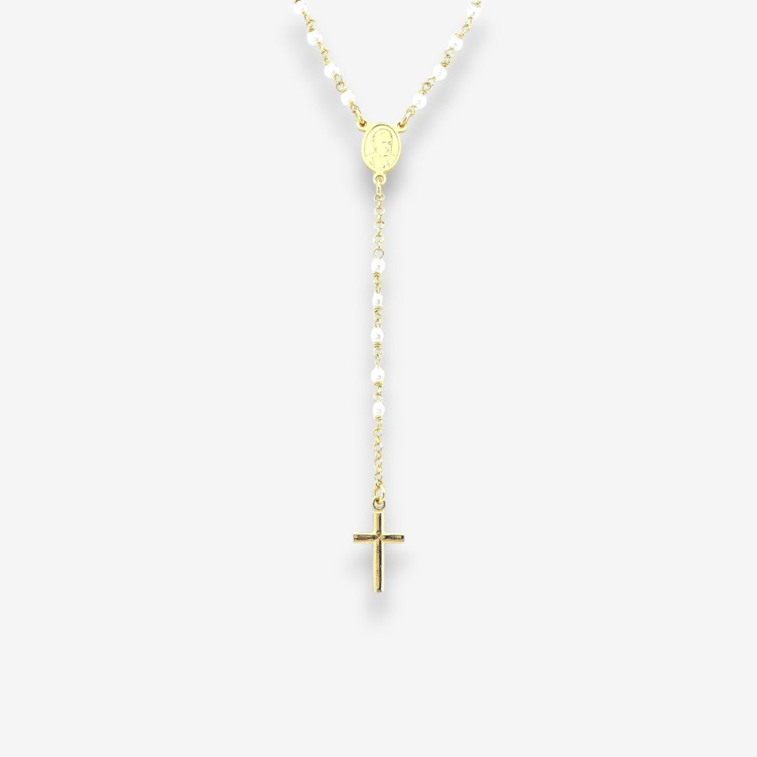 Amen Collana Rosario Uomo Croce e Papa