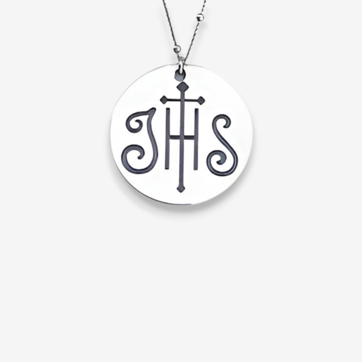 Amen Collana Uomo con IHS Pani e Pesci Retro