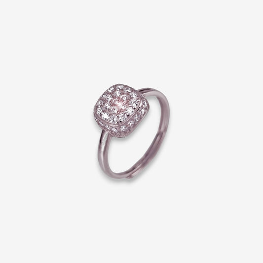 Anello Donna in Argento 925 a pave con zirconi