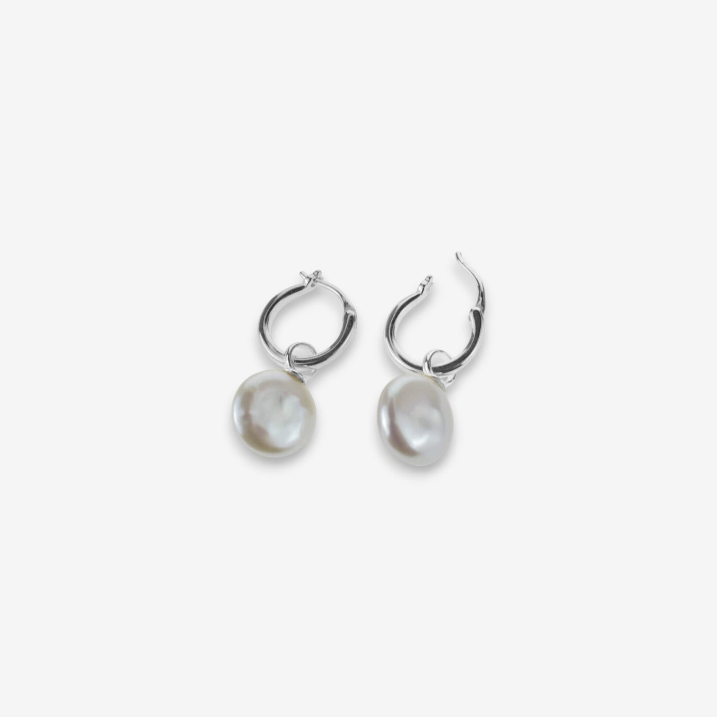 Orecchini Donna in Argento 925 con perle di fiume