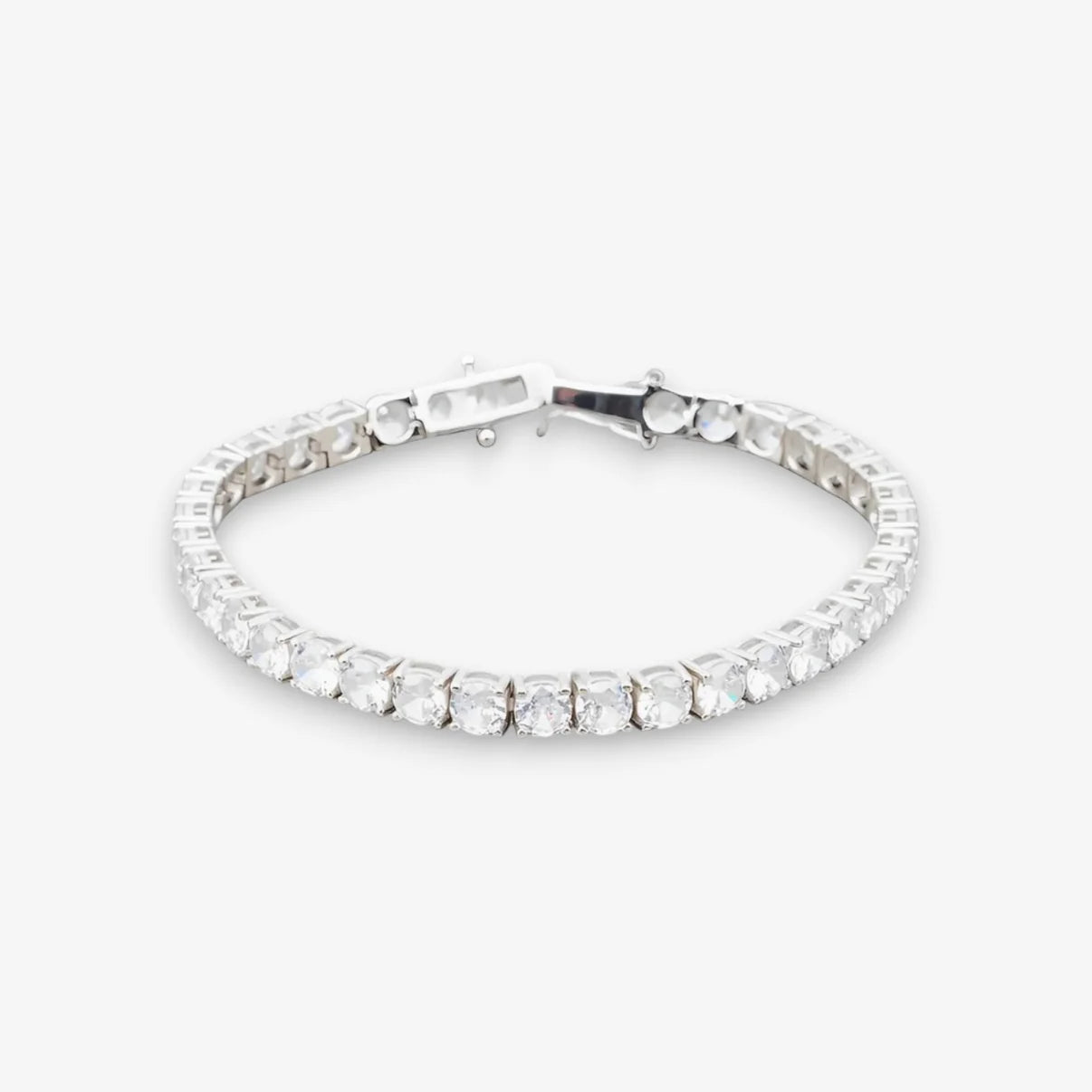 Bracciale Tennis Donna in Argento 925 Bianco Argentato