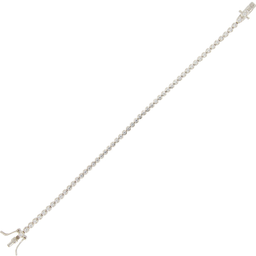 Bracciale Tennis Cipollino in Argento 925 da 2 mm