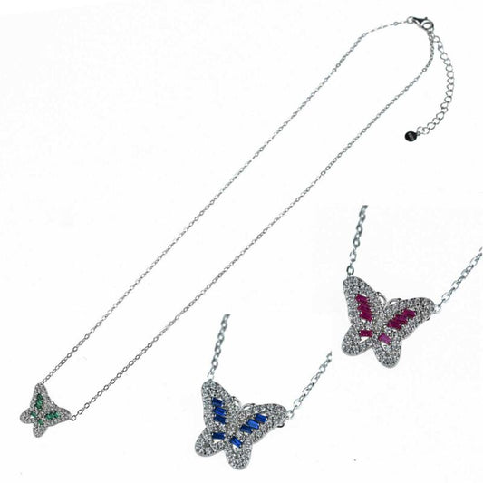 Collana Donna Farfalla in Argento 925