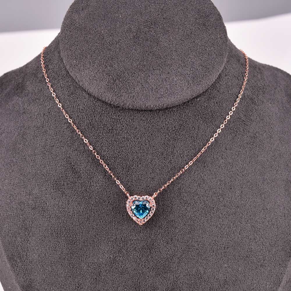 Collana Donna Cuore Dell’Oceano in Argento 925