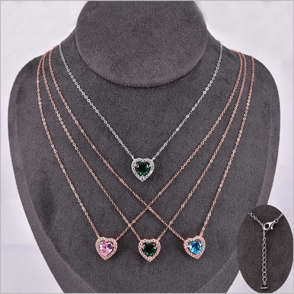 Collana Donna Cuore Dell’Oceano in Argento 925