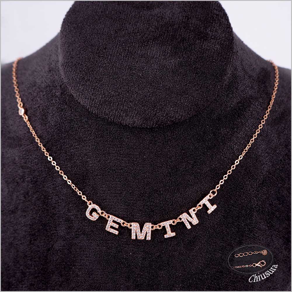 Collana Donna Segno Zodiacale in Argento 925