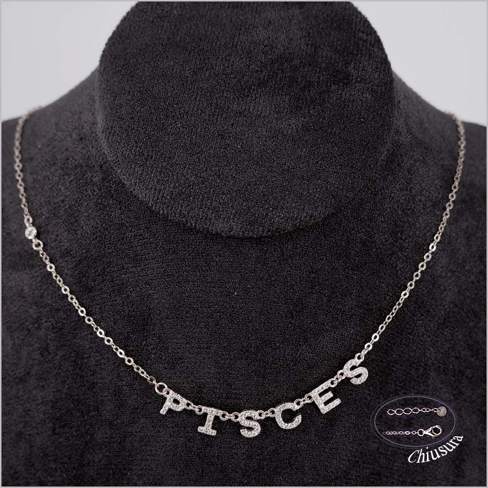 Collana Donna Segno Zodiacale in Argento 925