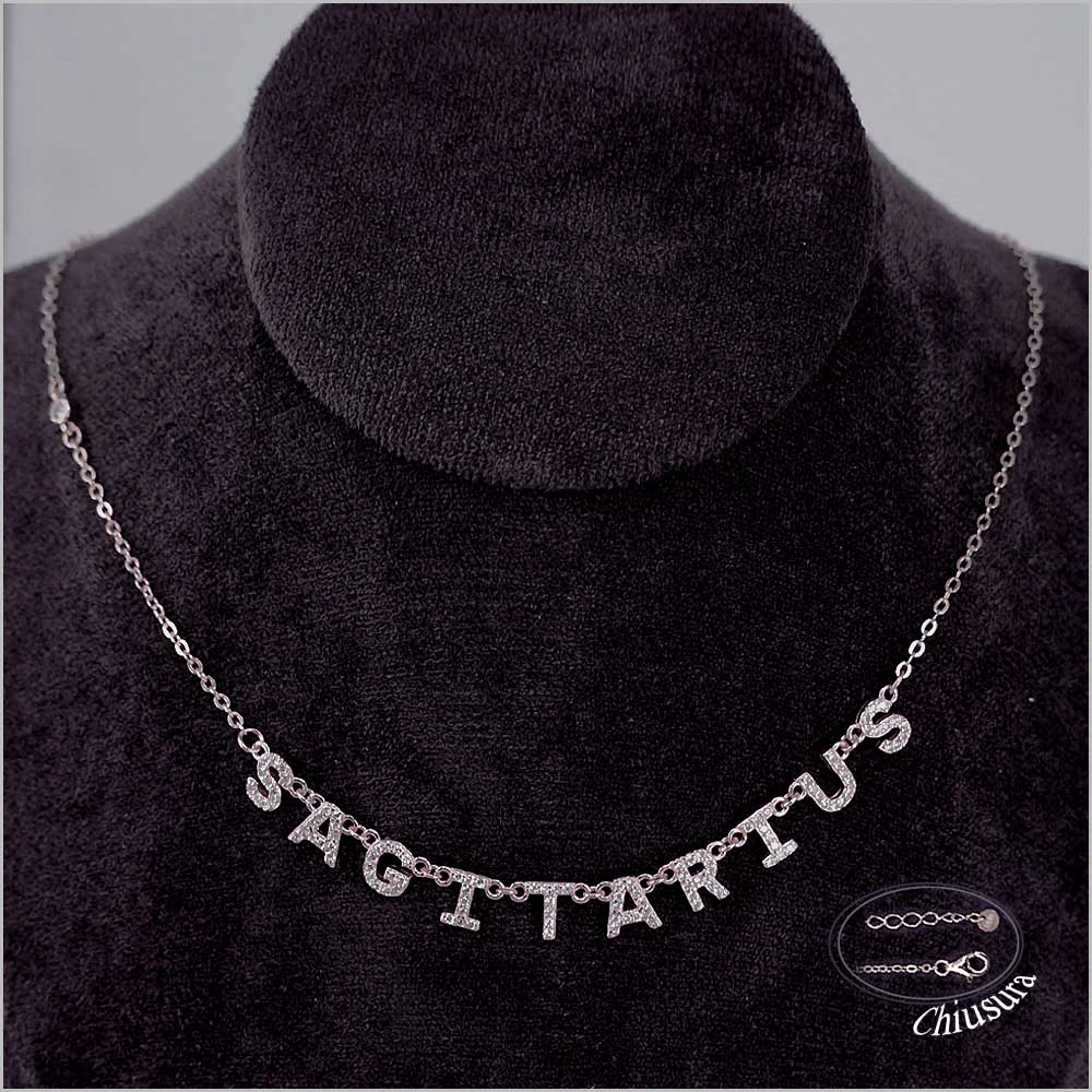 Collana Donna Segno Zodiacale in Argento 925