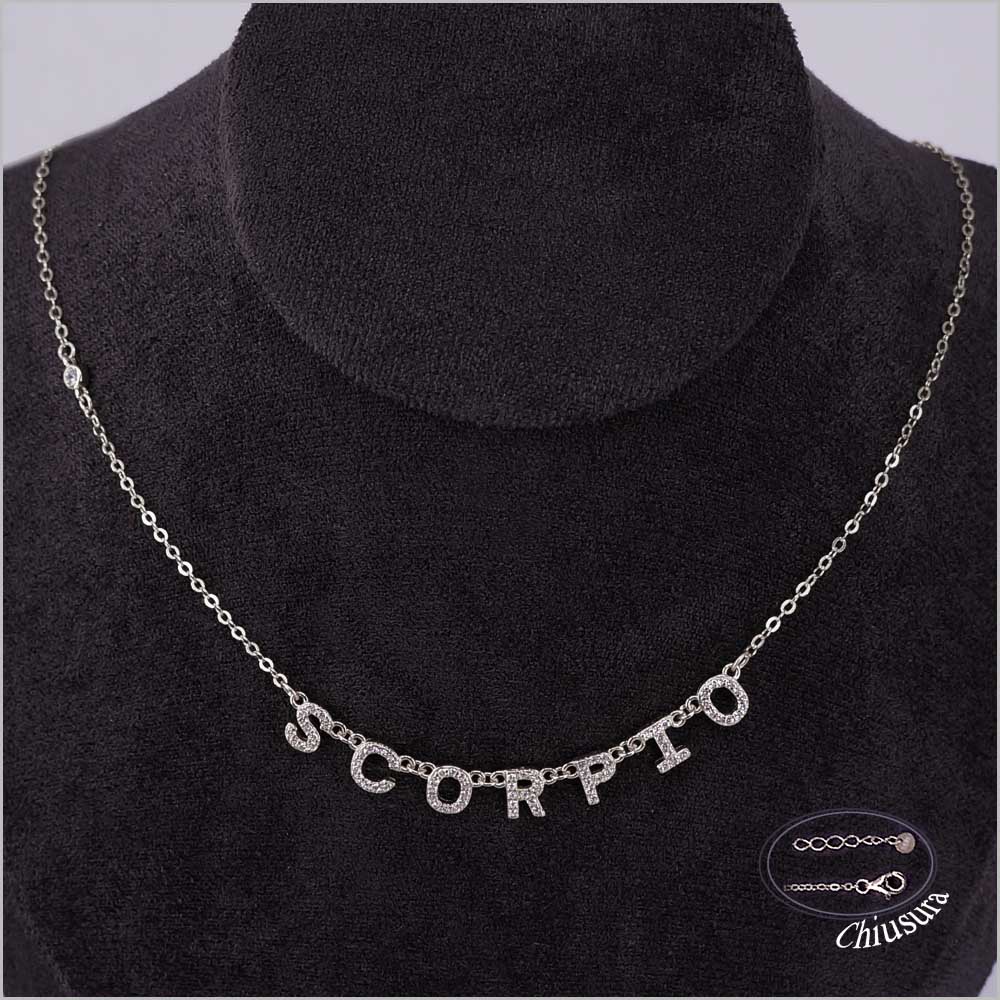 Collana Donna Segno Zodiacale in Argento 925