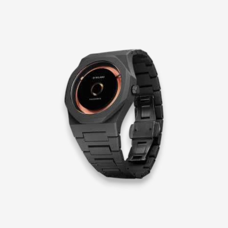 D1 Milano Polycarbon Orange Led D1-PCBJ27 Orologio Quarzo Uomo 2