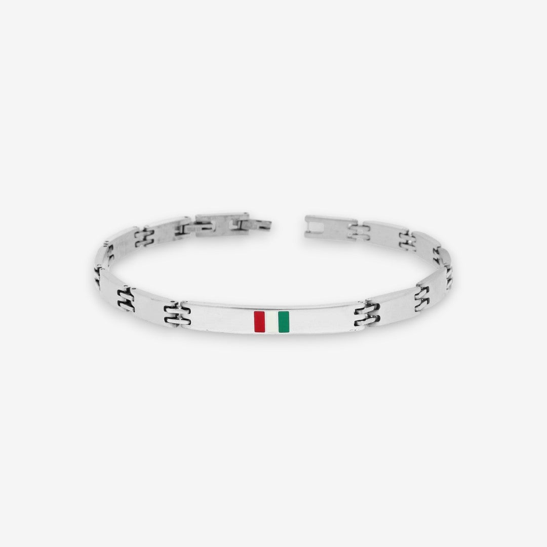 Bracciale Uomo Italia In Acciaio Inox