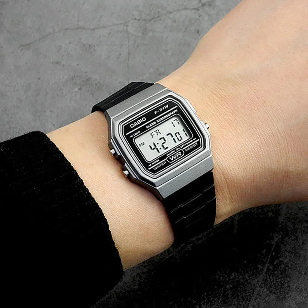 Casio Vintage F-91WM-1B Orologio Uomo