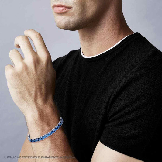 Bracciale Uomo Ceramic In Acciaio Inox