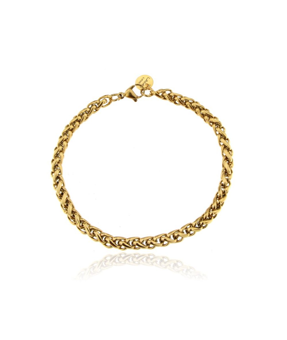 Bracciale Donna in Acciaio Inox a Catena Grano