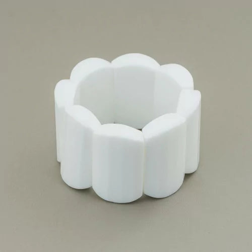 Bracciale Donna elastico con pietre dure di Agata Bianca