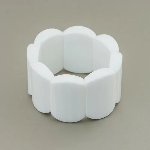 Bracciale Donna elastico con pietre dure di Agata Bianca