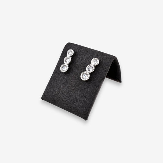 Orecchini Donna Trilogy in Argento 925 con zirconi