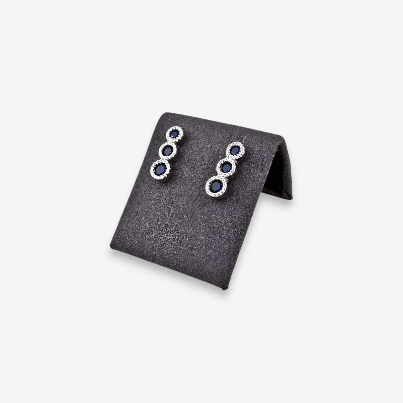 Orecchini Donna Trilogy in Argento 925 con zirconi