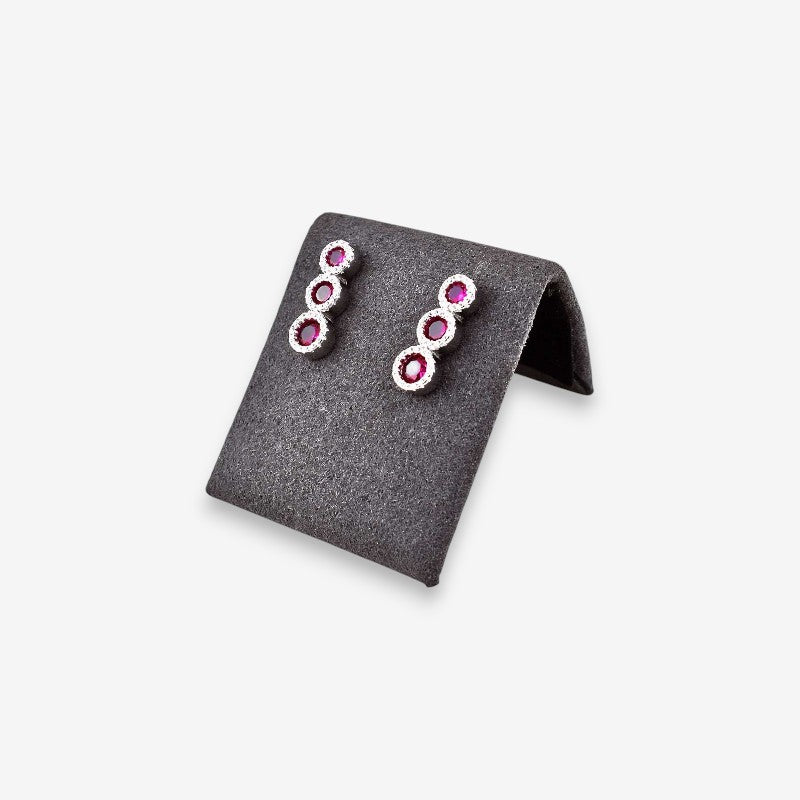 Orecchini Donna Trilogy in Argento 925 con zirconi