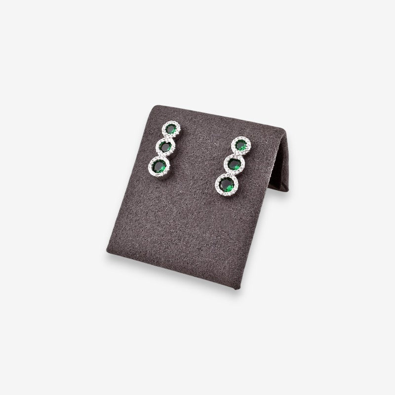 Orecchini Donna Trilogy in Argento 925 con zirconi