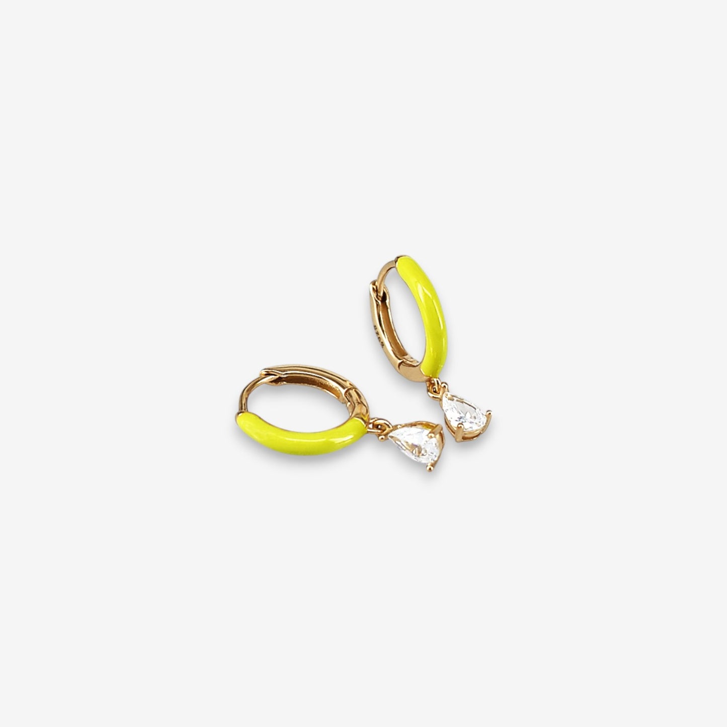 Orecchini Donna in Argento 925 smaltati con pendente a cuore