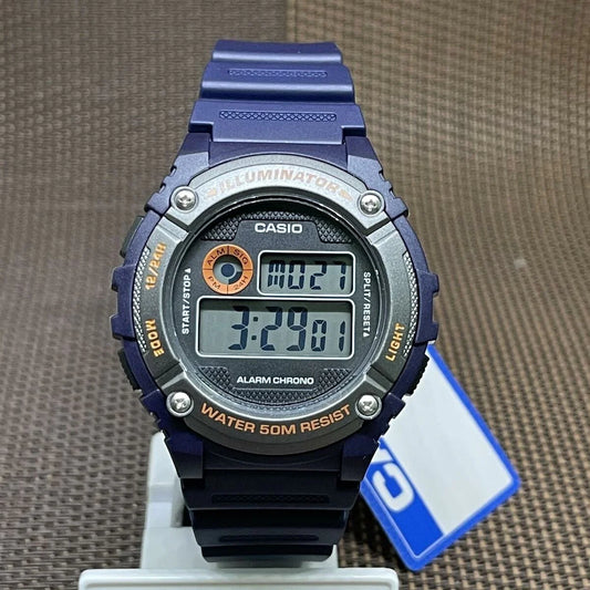 Casio Digitale W-216H-2B Orologio Uomo