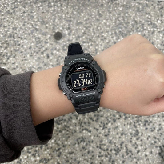 Casio Digitale W-219H-8B Orologio Uomo