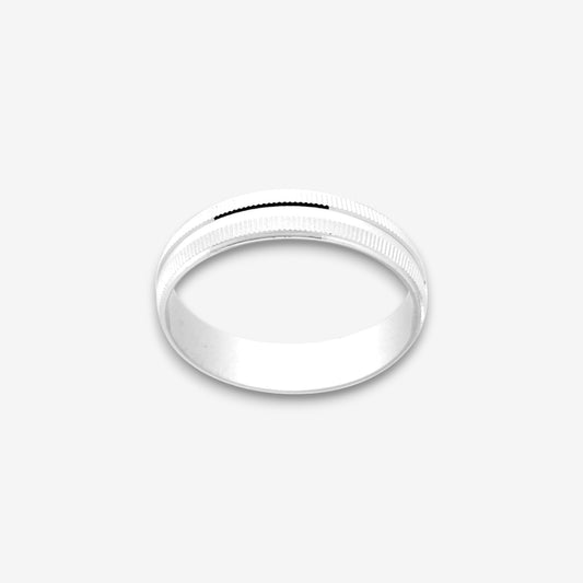 Anello Uomo a fascia in Argento 925