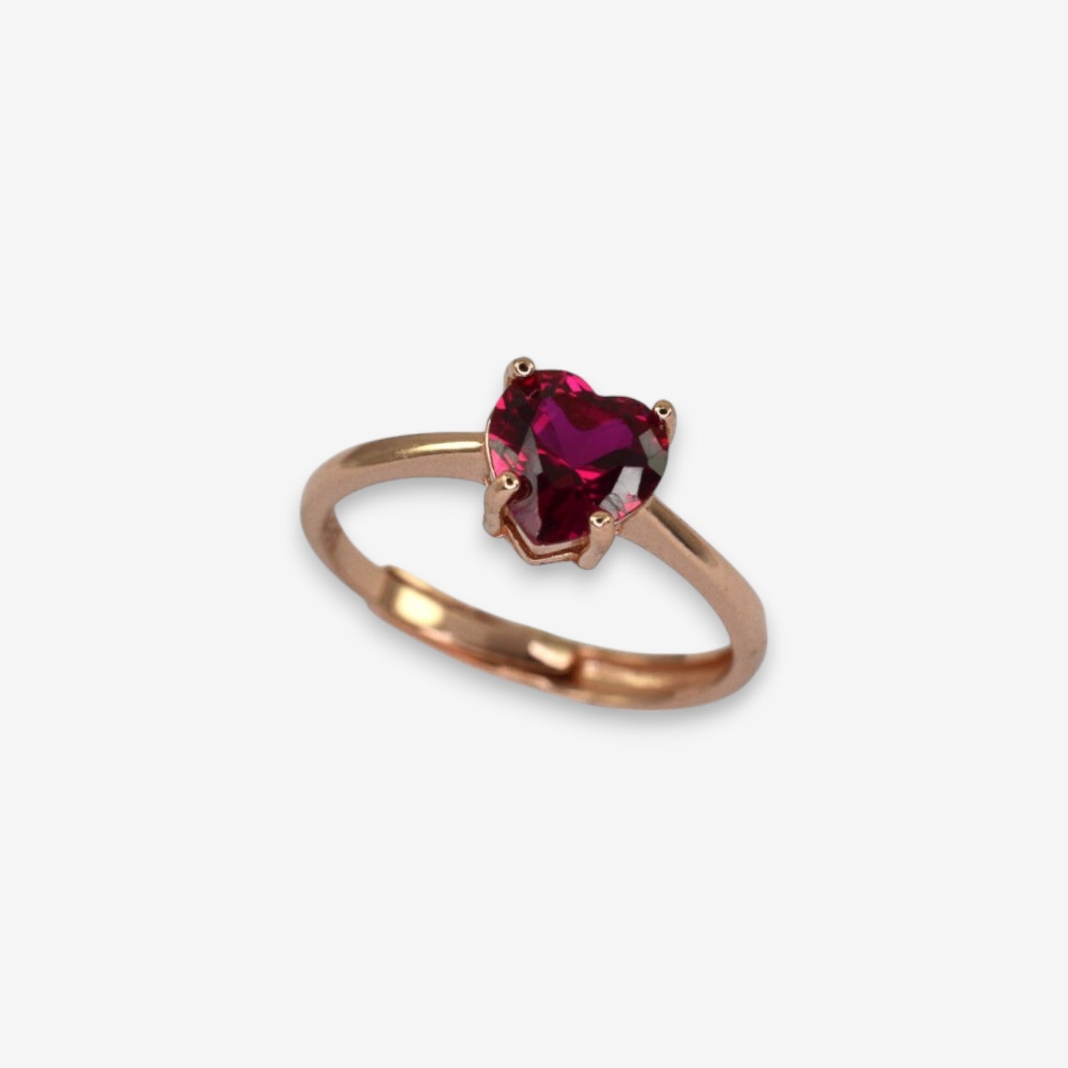 Anello Donna Cuore Dell'Oceano in Argento 925 Regolabile