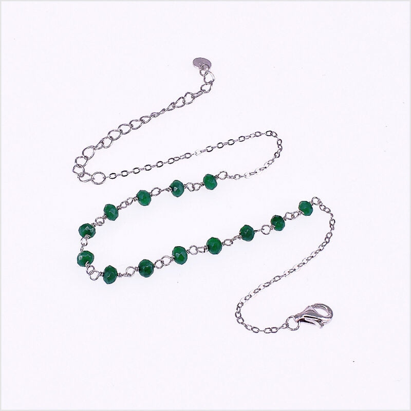 Cavigliera Donna con Cristalli in Argento 925