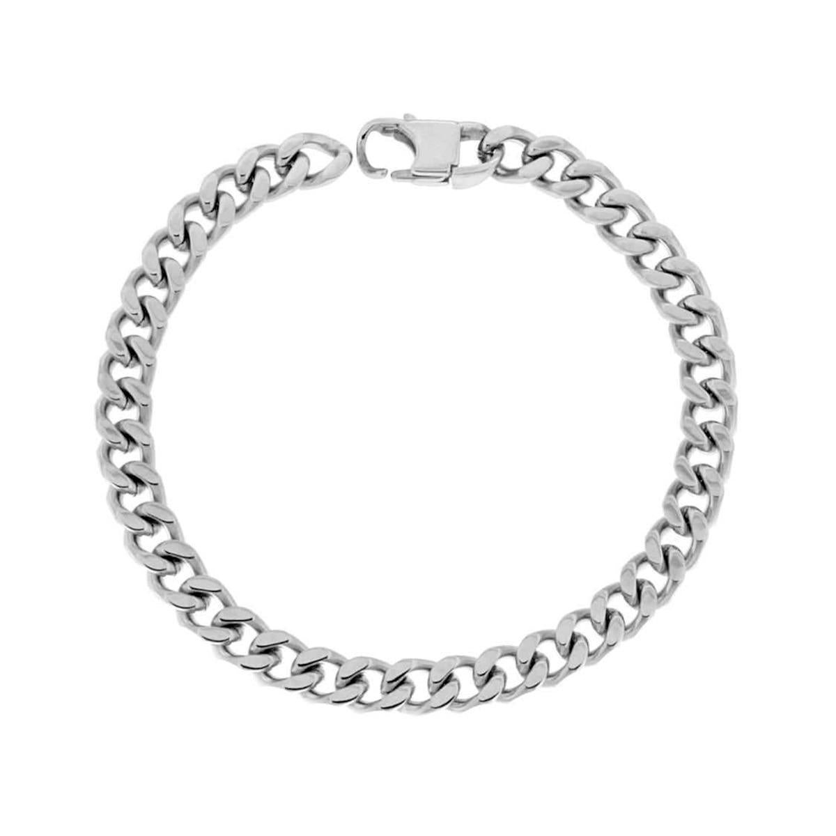 Bracciale Catena Grumetta mm 6.4 in ACCIAIO