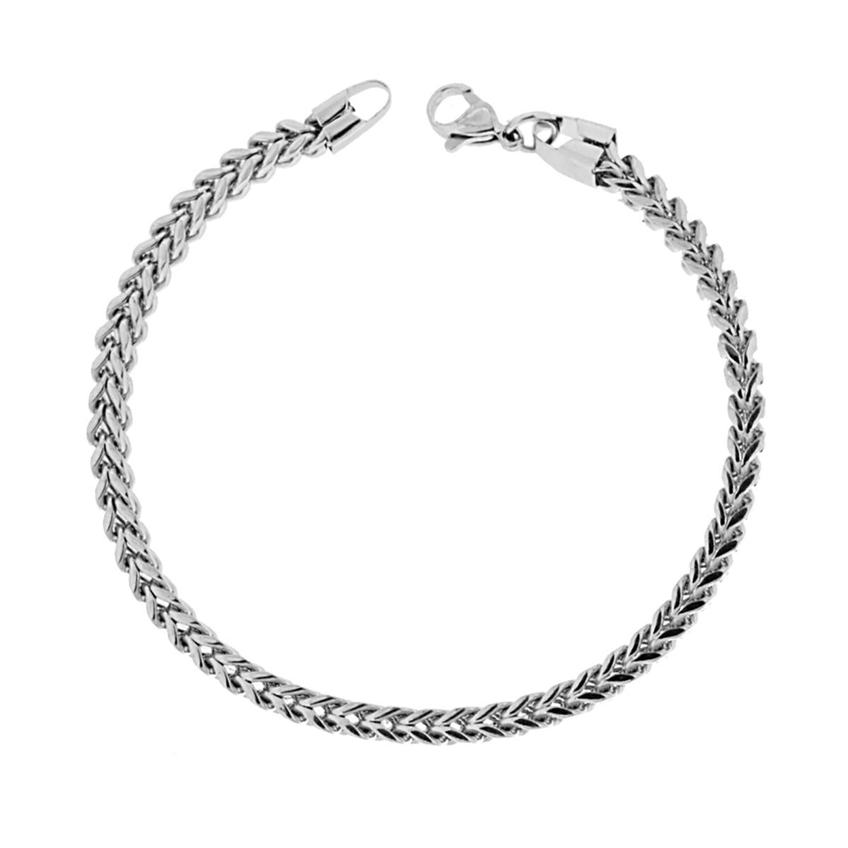 Bracciale Catena Grumetta mm 4 in ACCIAIO