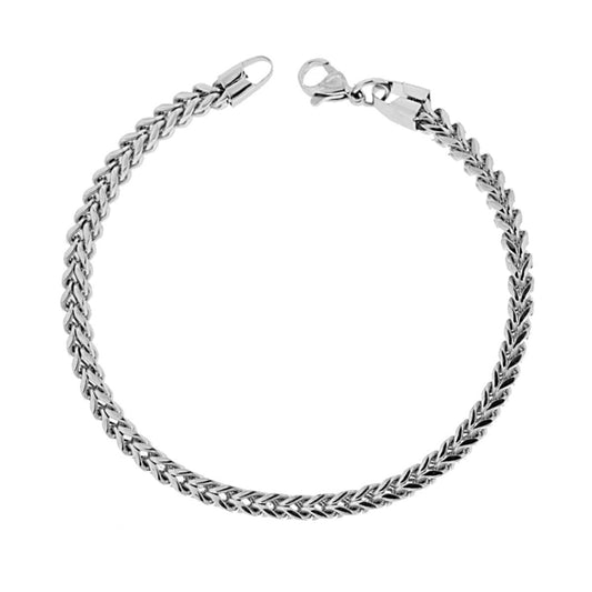 Bracciale Catena Grumetta mm 4 in ACCIAIO